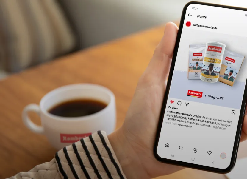 Rombouts signs on for online marketing